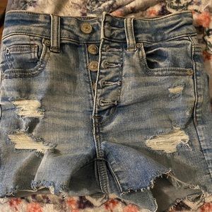 000 xxsmall American Eagle denim short shorts
